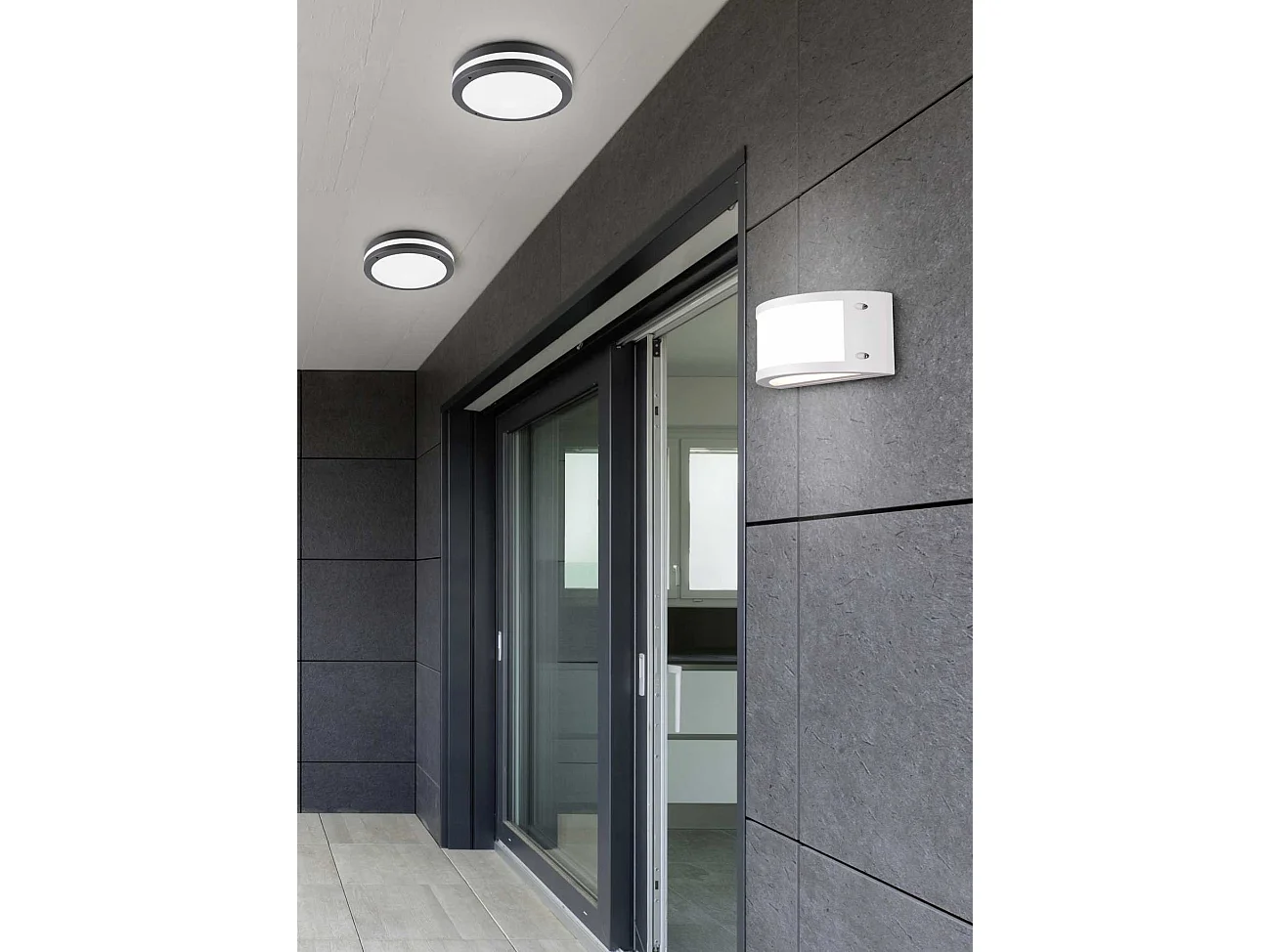 Plafonnier extérieur moderne plastique KENDAL