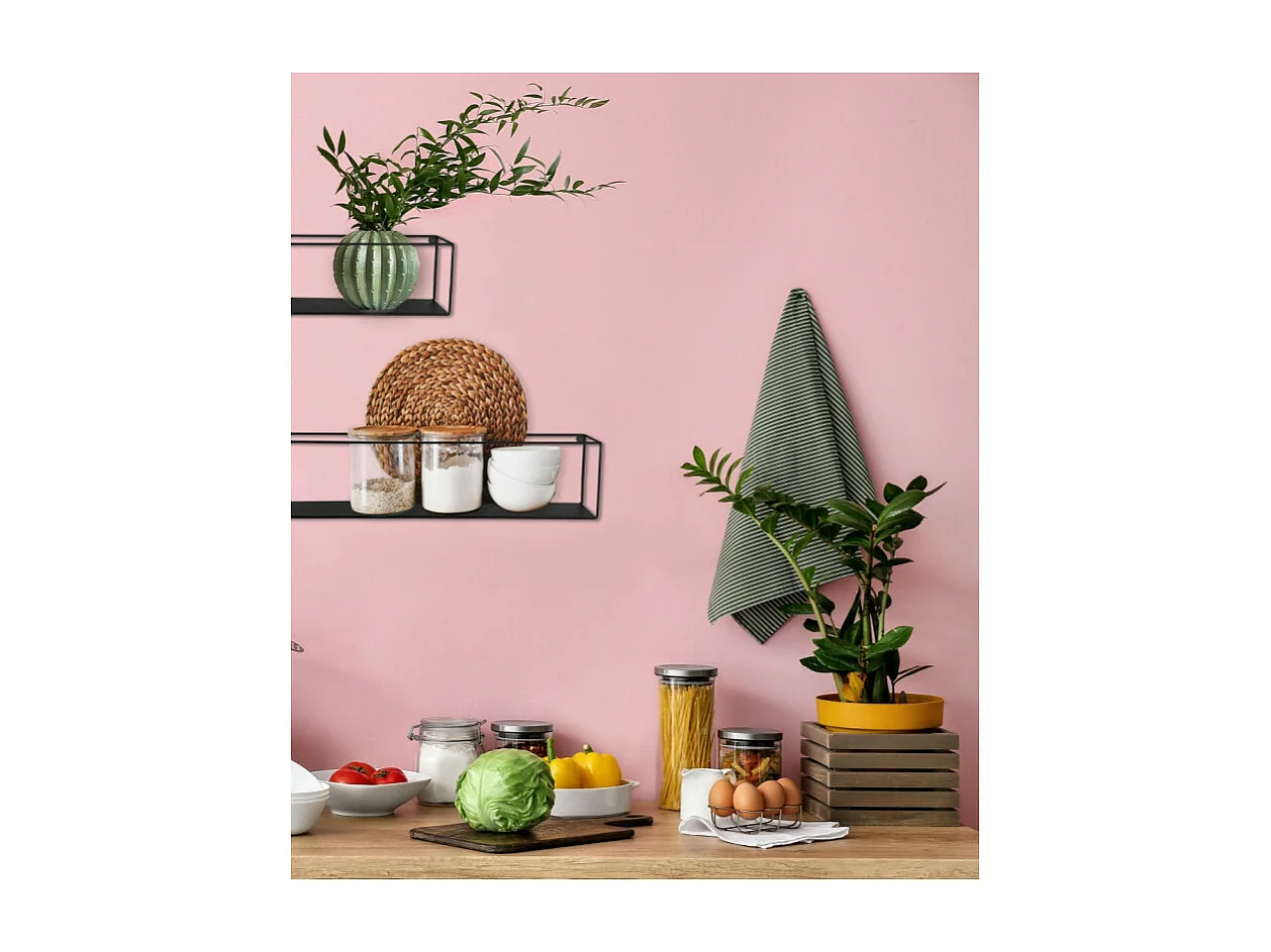 Double étagère murale Lisa design