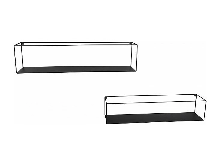 Double étagère murale Lisa design