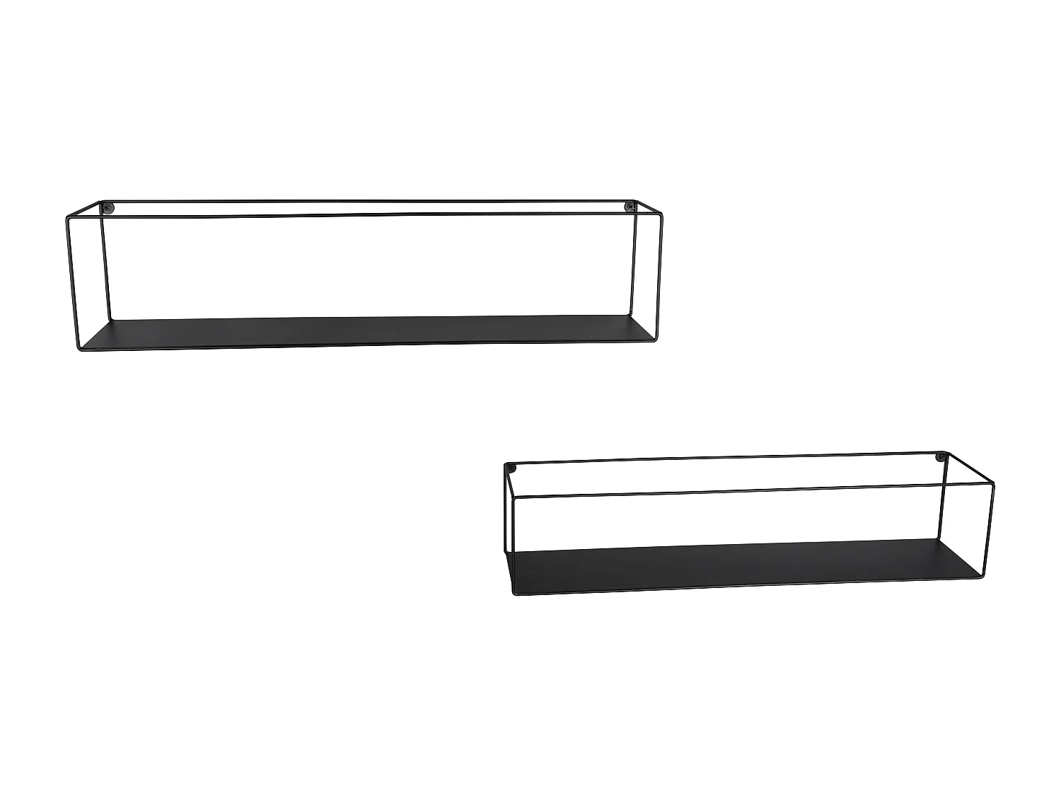 Double étagère murale Lisa design