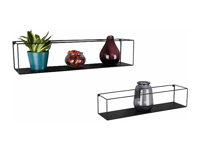 Double étagère murale Lisa design