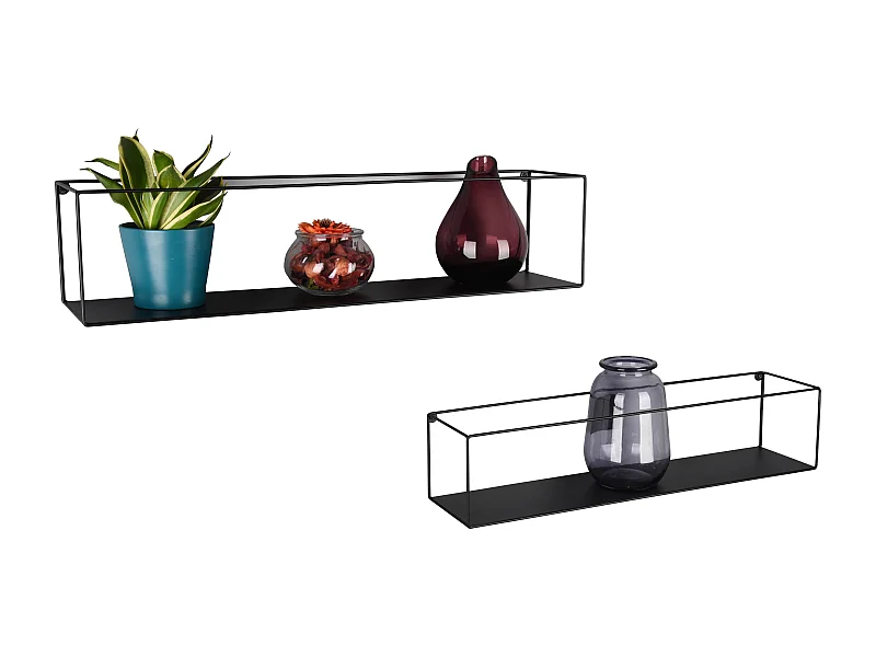 Double étagère murale Lisa design