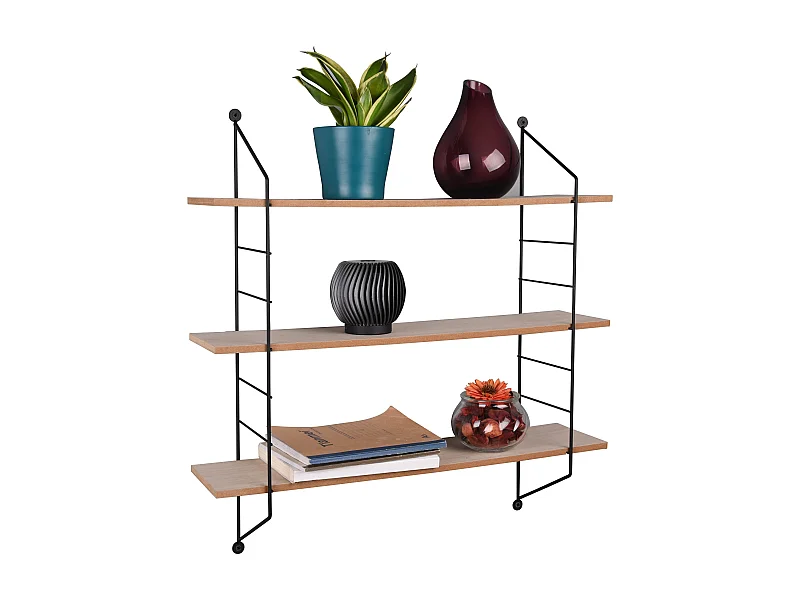 Bibliothèque murale Ella avec trois étagères