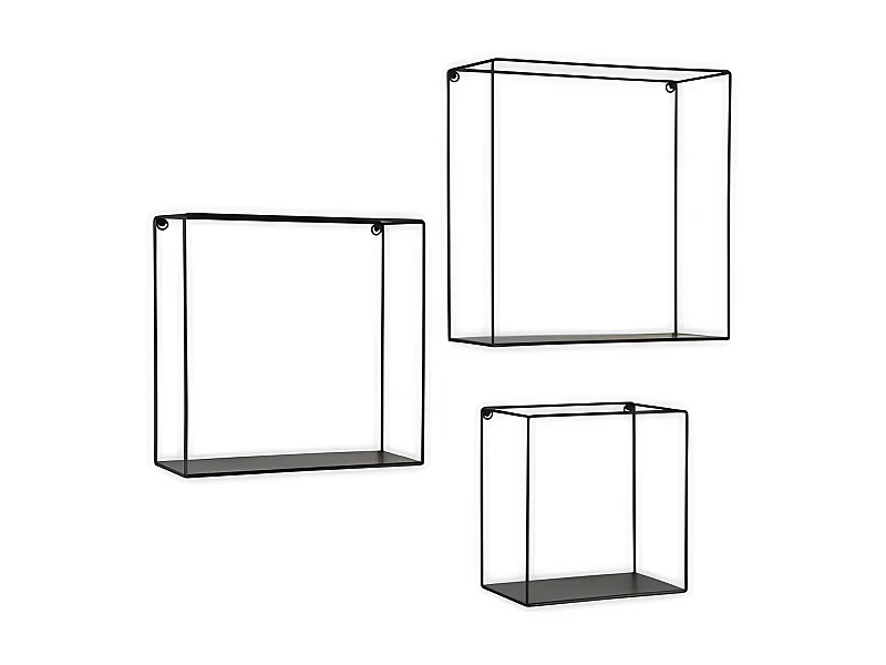 Lot de trois étagère murale design Anita