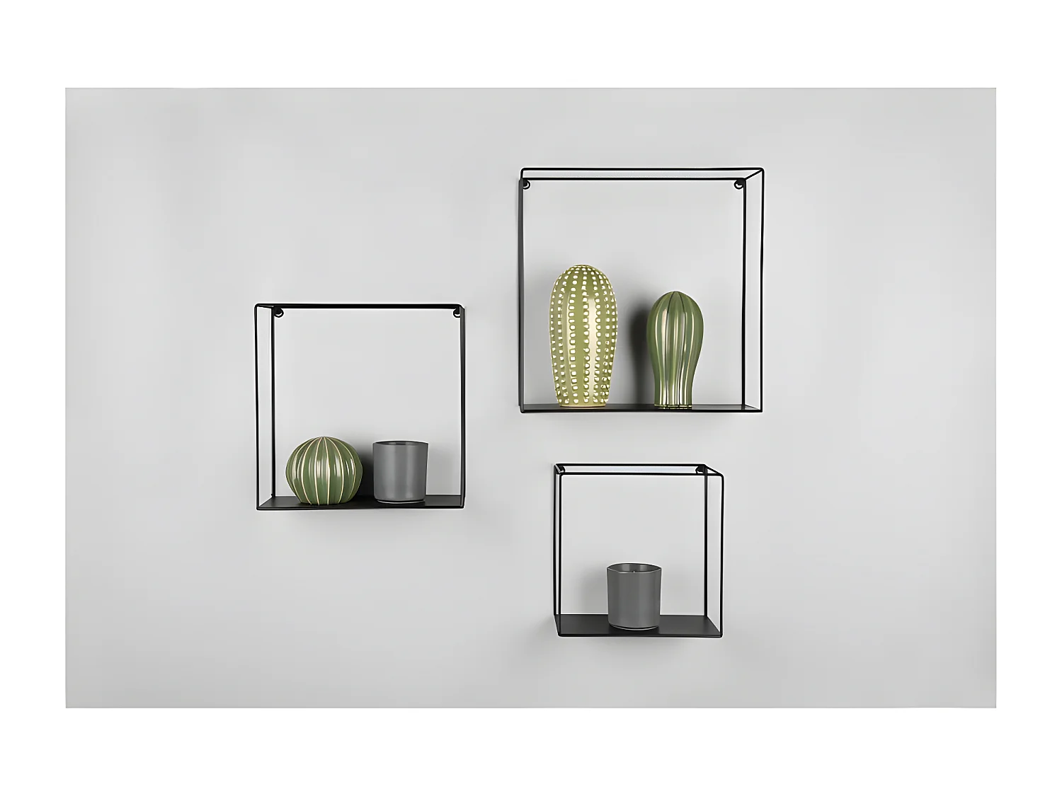 Lot de trois étagère murale design Anita