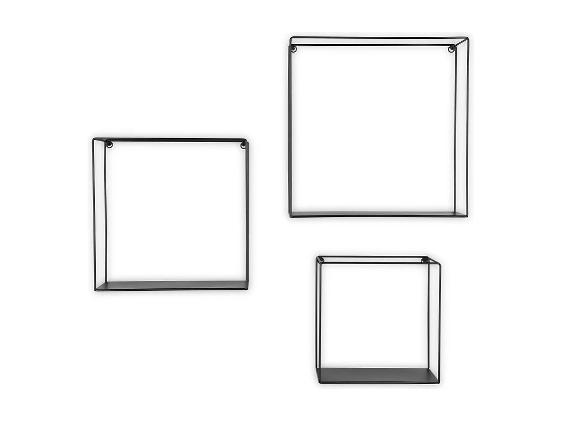 Lot de trois étagère murale design Anita
