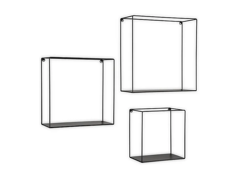 Lot de trois étagère murale design Anita