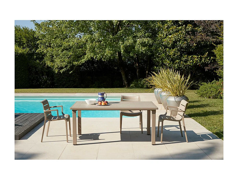 Table de jardin 6 personnes Ercole