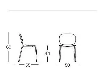 Lot deux Chaises outdoor Sisi