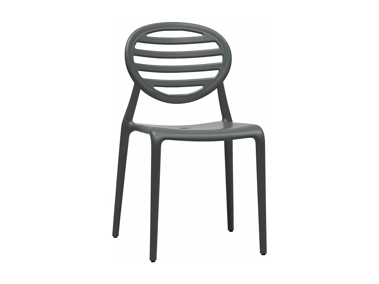 Lot de 6 chaises design TOP GIO - intérieur et extérieur