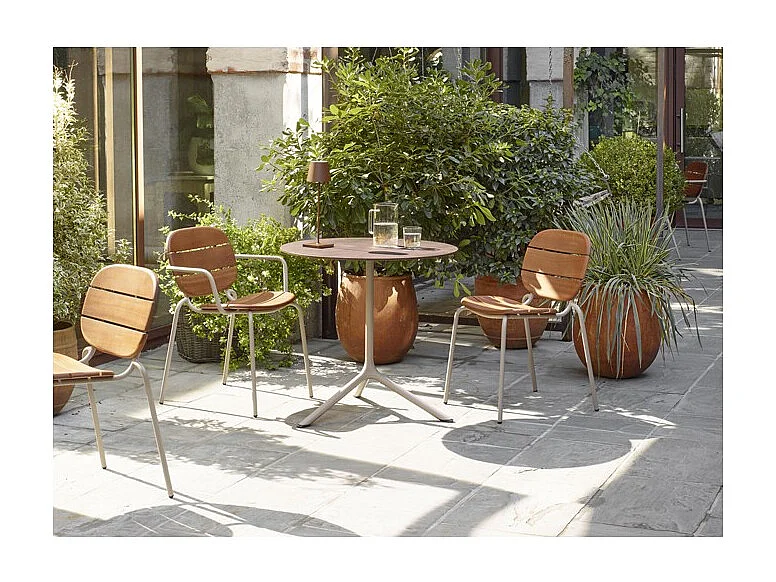 Lot de chaises outdoor SiSi Wood