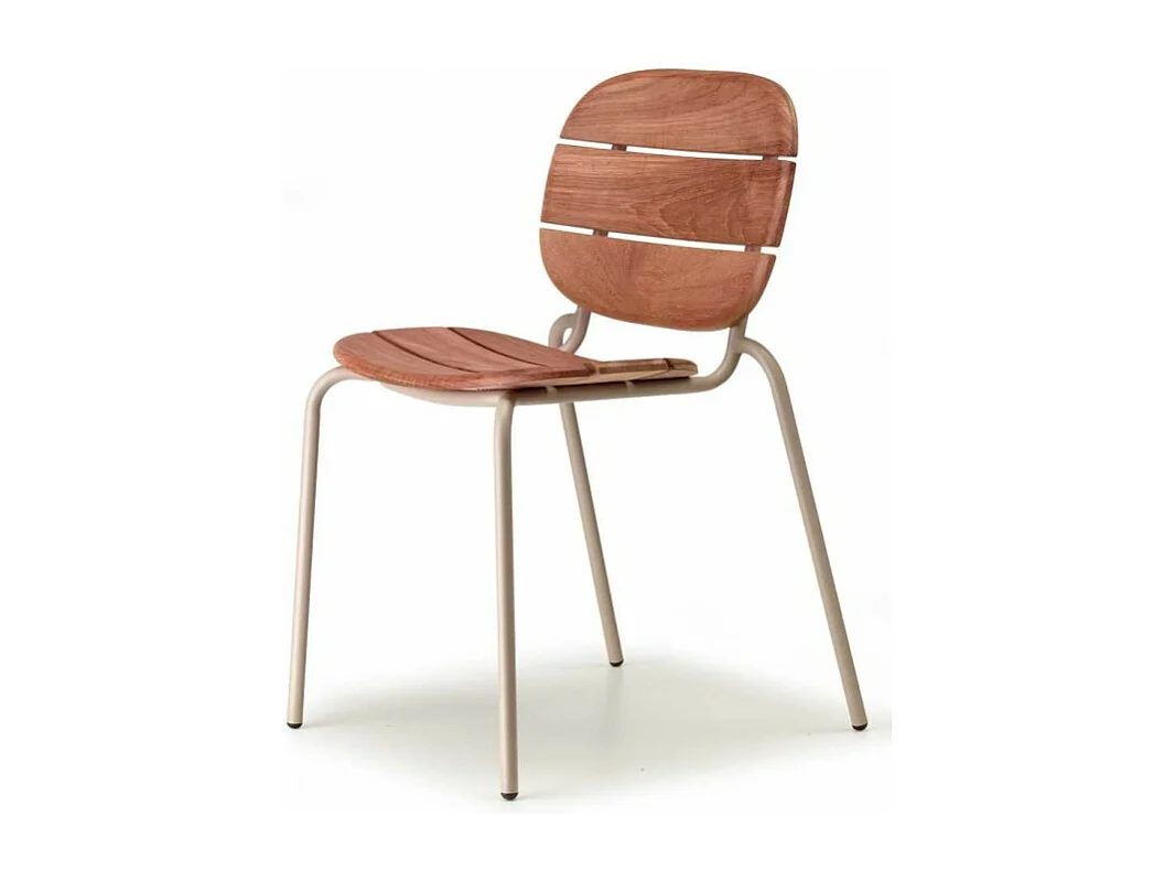 Lot de chaises outdoor SiSi Wood