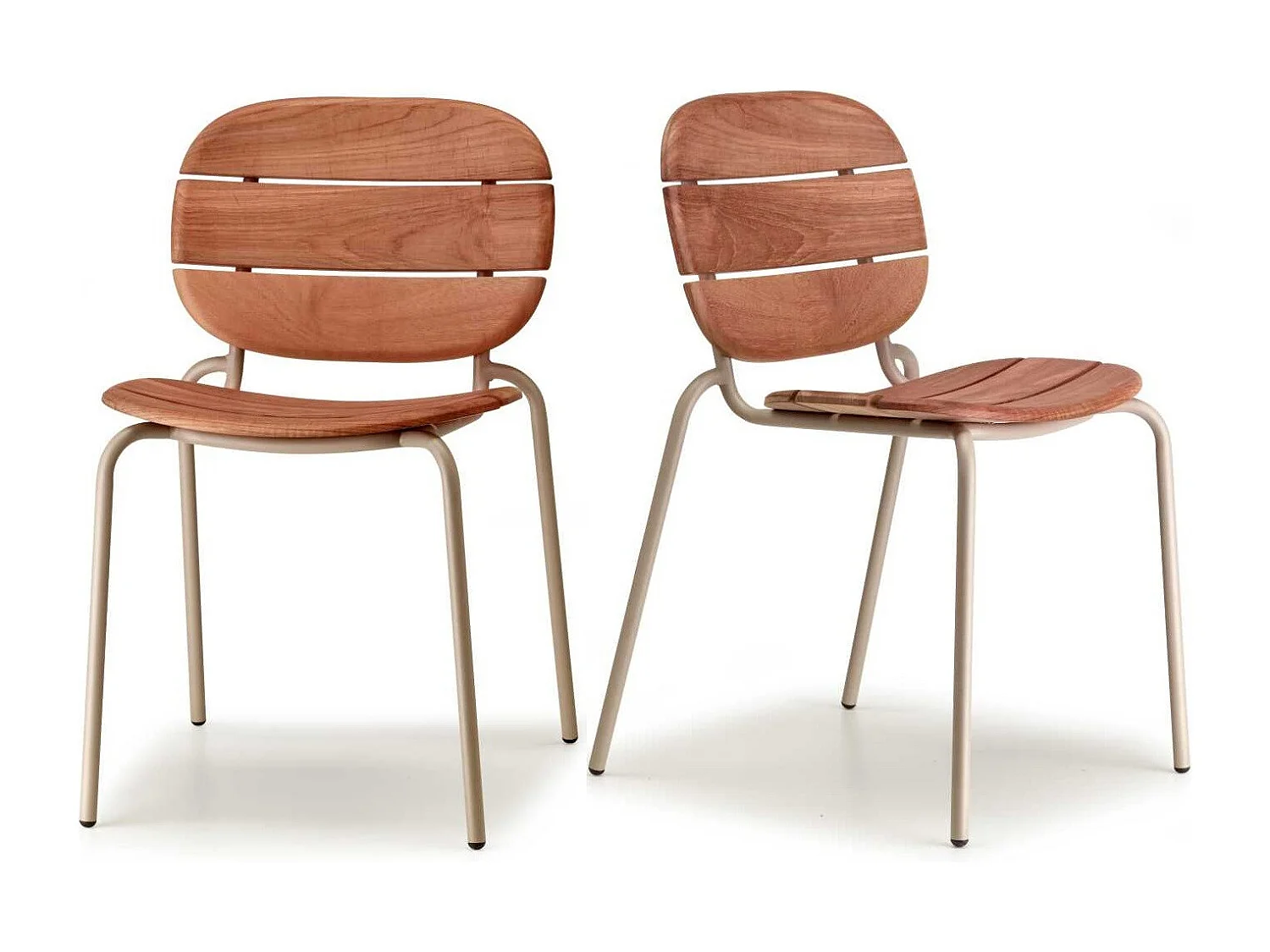 Lot de chaises outdoor SiSi Wood