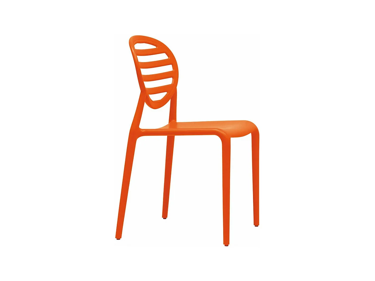 Lot de 6 chaises design TOP GIO - intérieur et extérieur