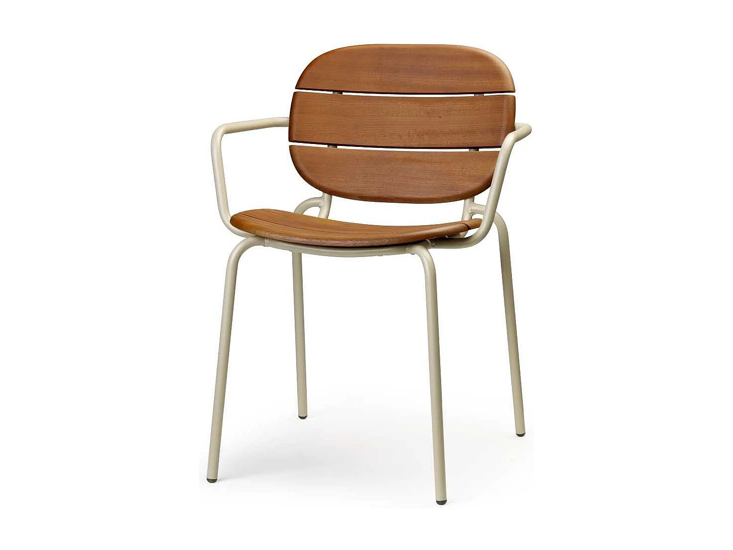 Lot deux chaises accoudoirs SISI Wood