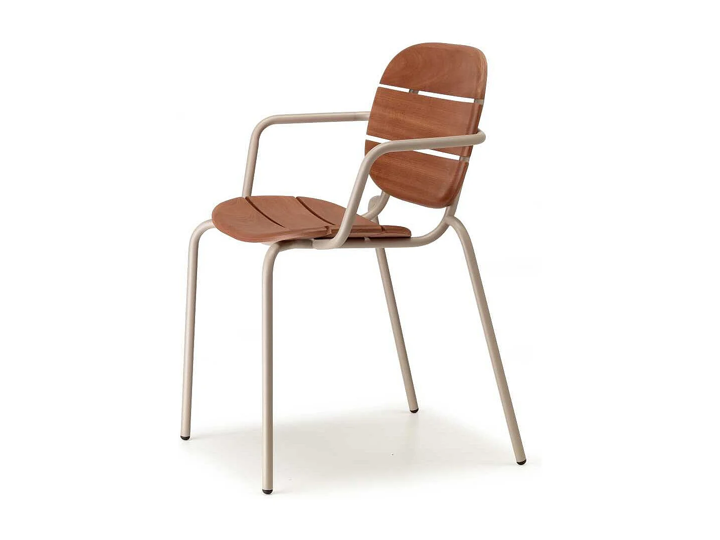 Lot deux chaises accoudoirs SISI Wood