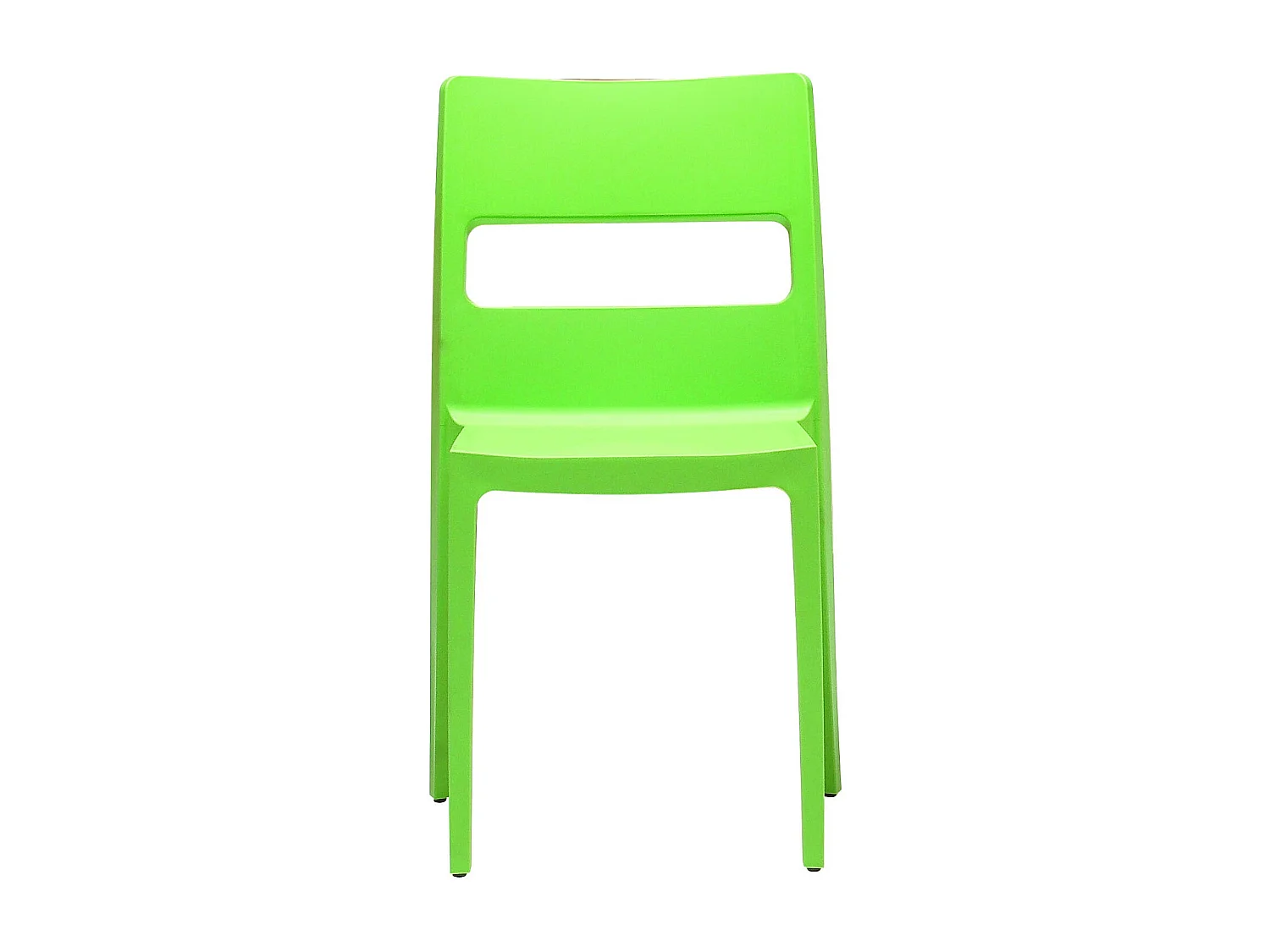 6 chaise SAI, Plastique, Vert