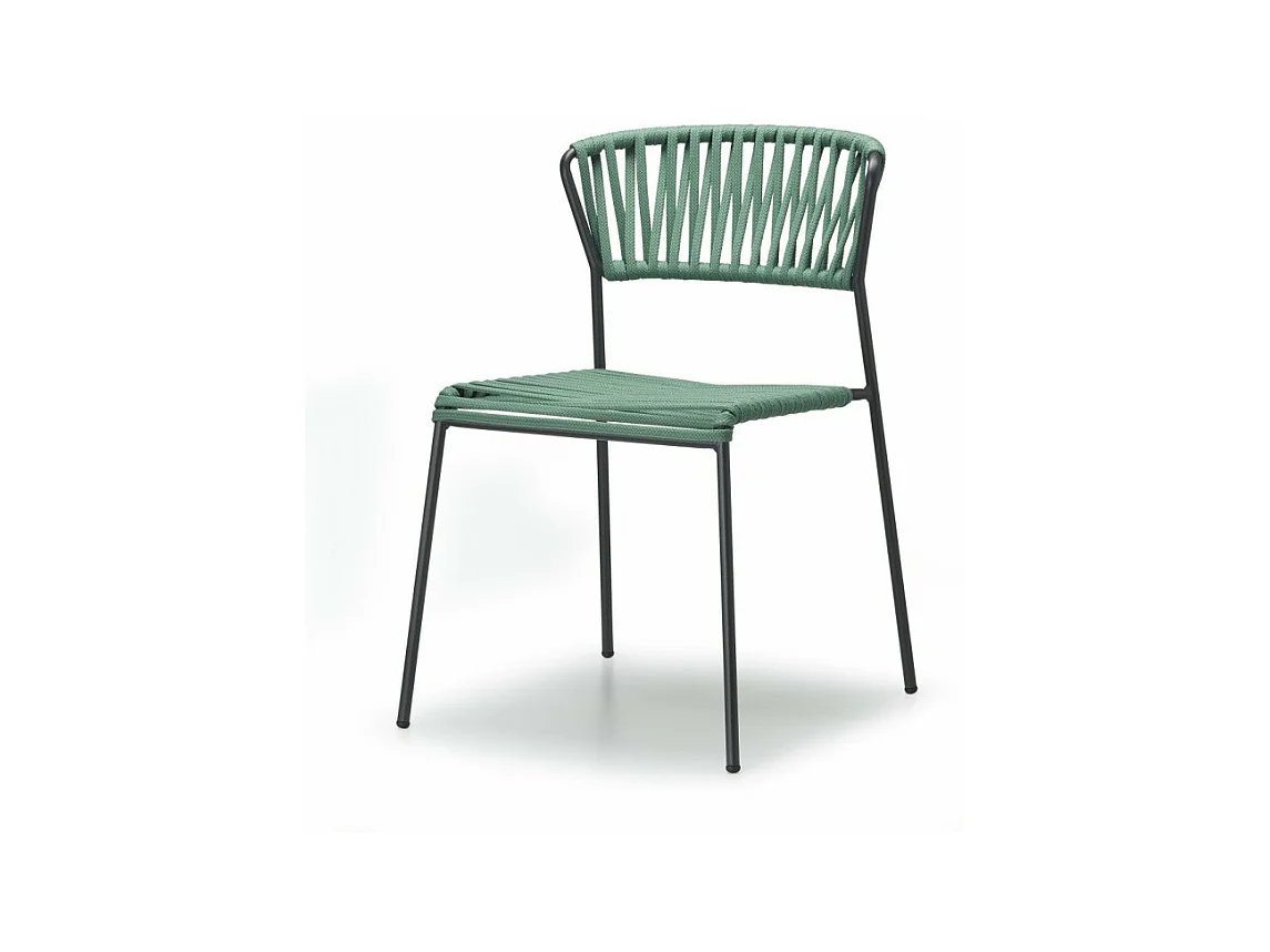 Lot de deux chaises indoor outdoor Filo cadre anthracite