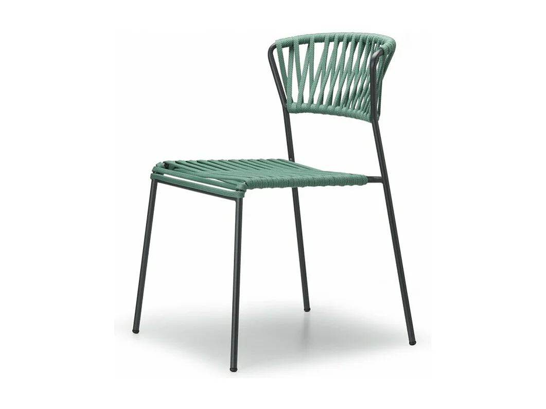 Lot de deux chaises indoor outdoor Filo cadre anthracite