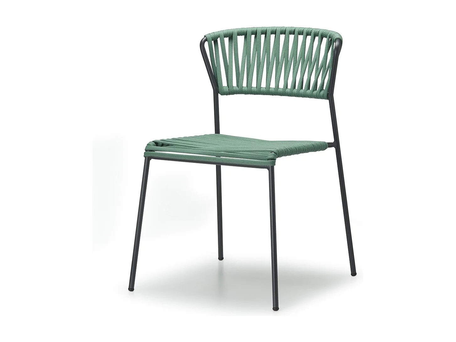 Lot de deux chaises indoor outdoor Filo cadre anthracite