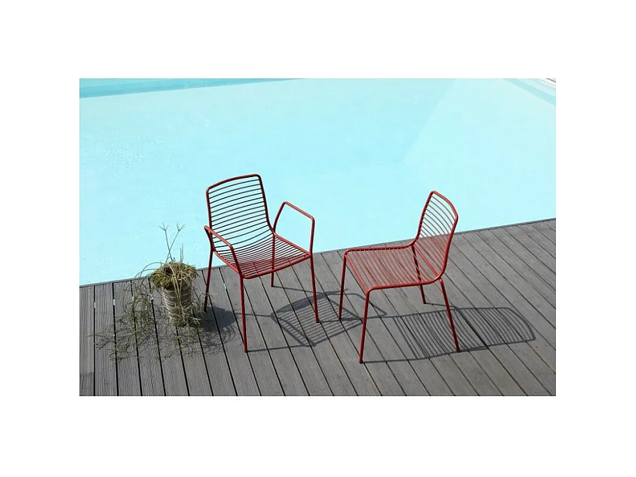 Lot deux chaises outdoor Summer