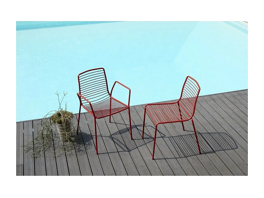Lot deux chaises outdoor Summer