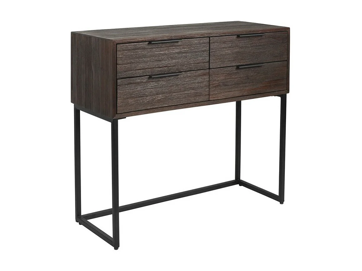 Cabinet déco en bois de teck recyclé - Webster S