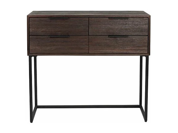 Cabinet déco en bois de teck recyclé - Webster S