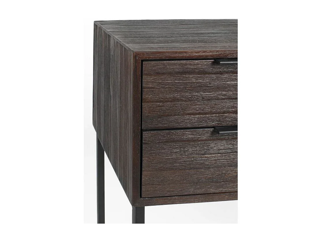 Cabinet déco en bois de teck recyclé - Webster S