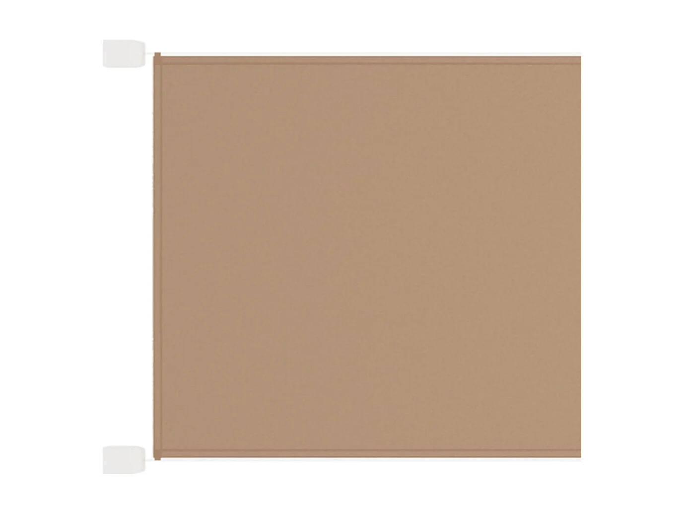 Auvent vertical Taupe 60x270 cm Tissu oxford