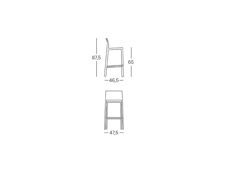 Tabouret jardin Kate 65cm SCAB design
