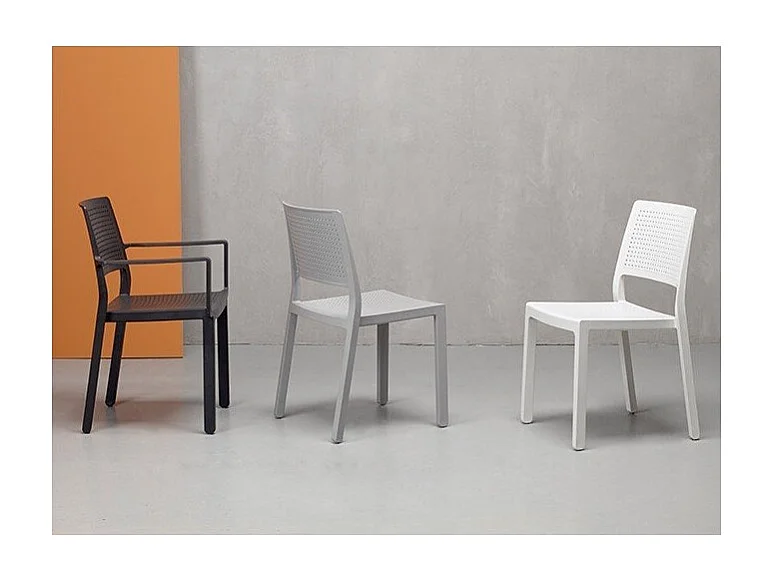 Lot de 2 chaises design EMI pour intérieur ou extérieur - Scab