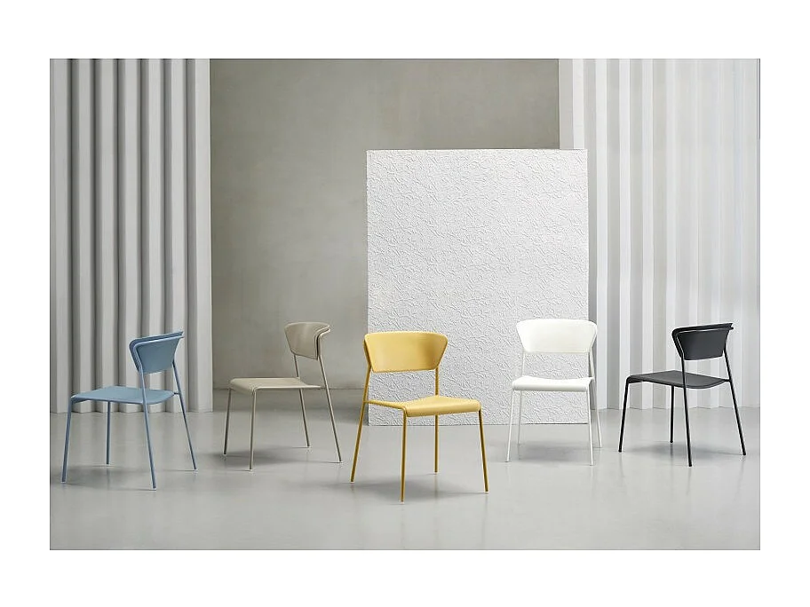 Lot deux chaises outdoor indoor Lisa