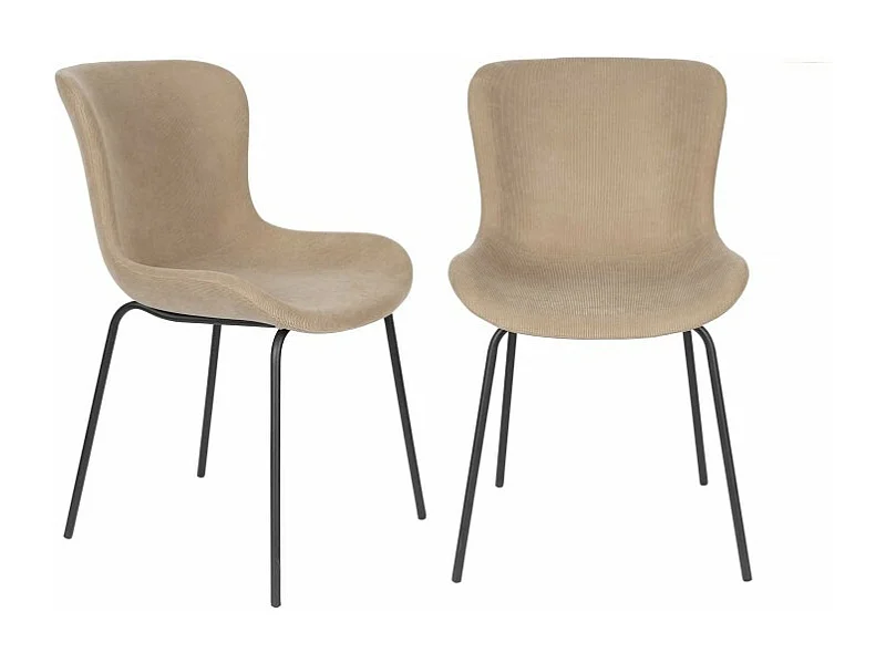 2 chaises design de salle à manger Junzo