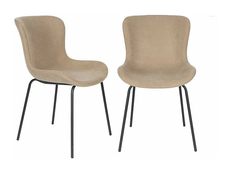 2 chaises design de salle à manger Junzo