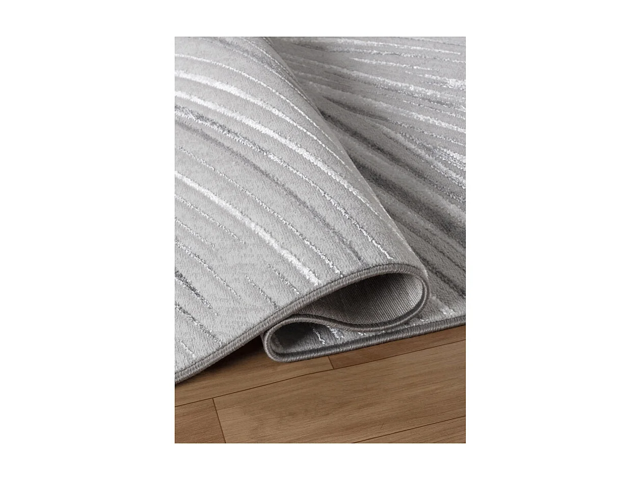 Tapis géométrique - DUBAI 67 Gris 160*230
