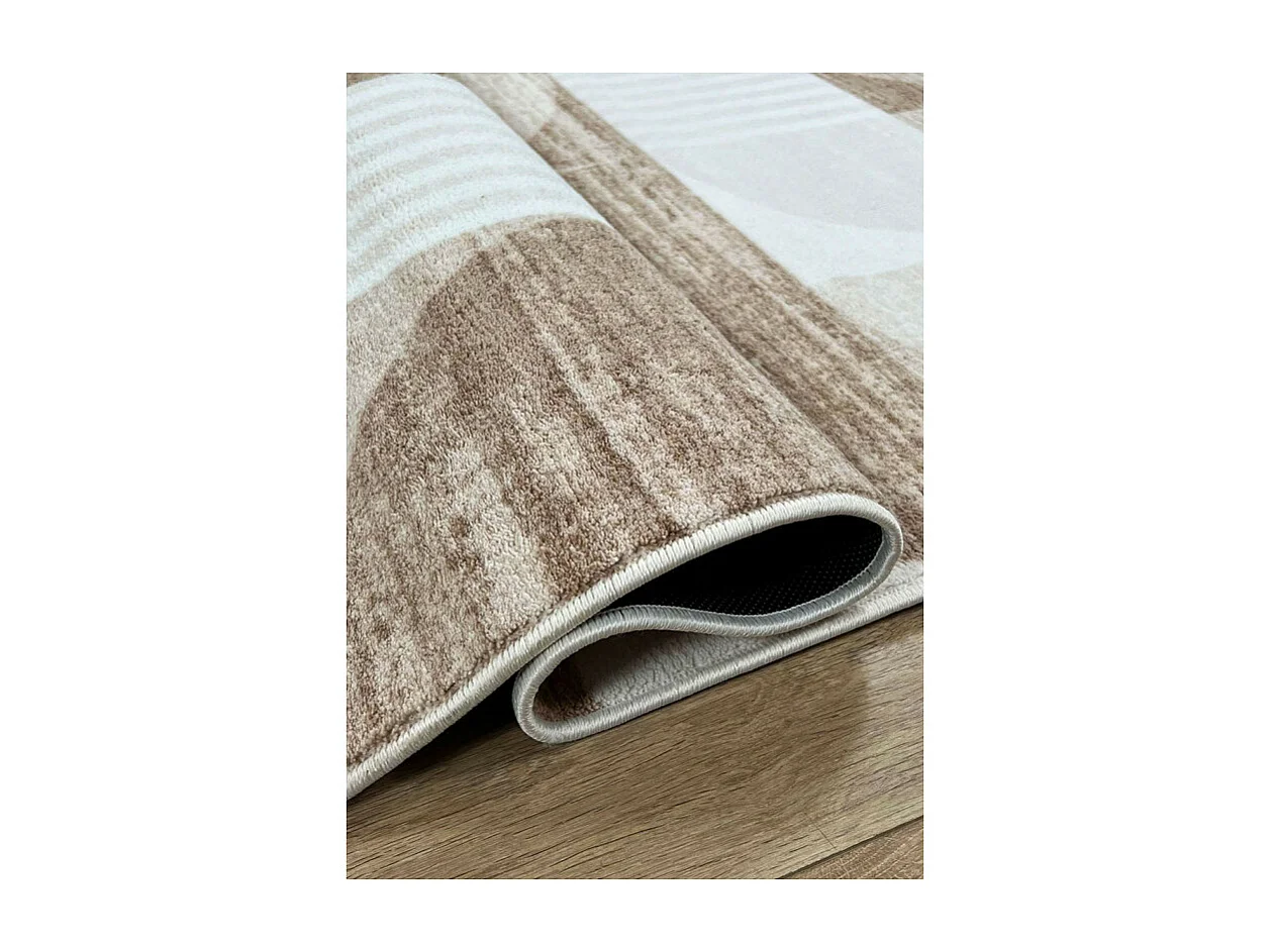 Tapis géométrique - DAKOTA 03 Beige 160*230