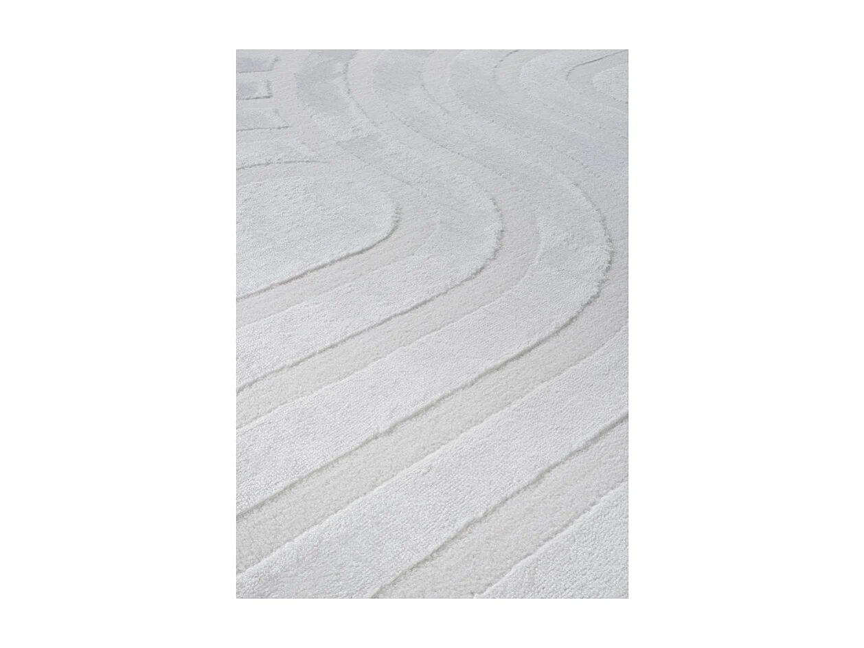 Tapis arc - MADRID 05 Blanc 80*300