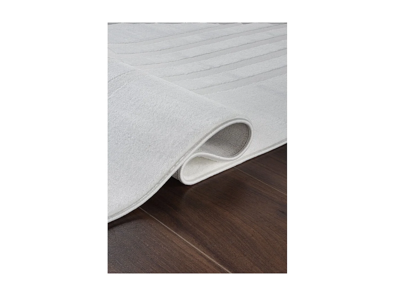 Tapis arc - MADRID 05 Blanc 80*300