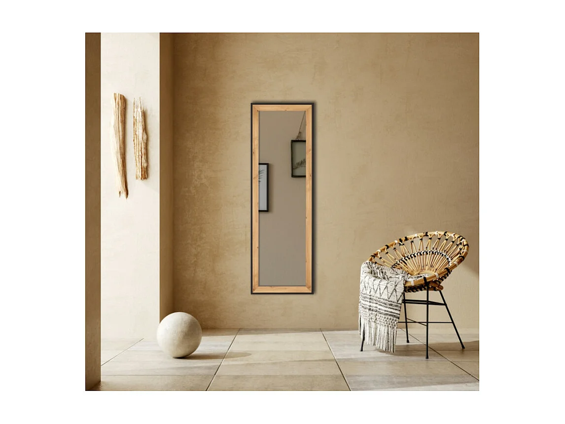 Miroir Bianka rectangulaire en cadre bois
