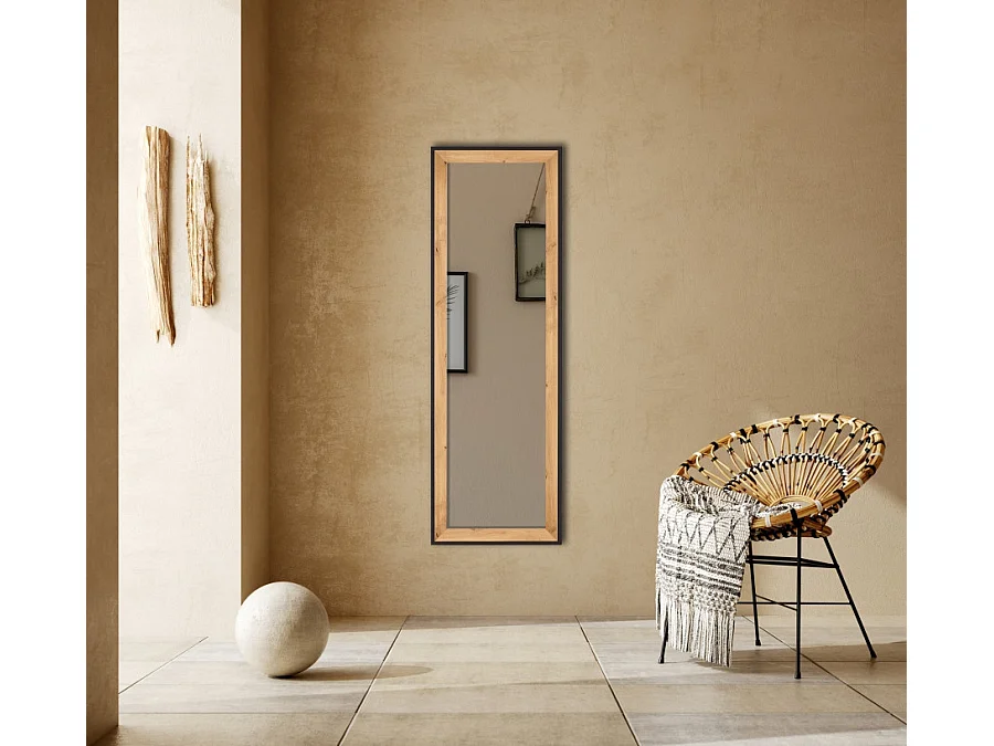 Miroir Bianka rectangulaire en cadre bois