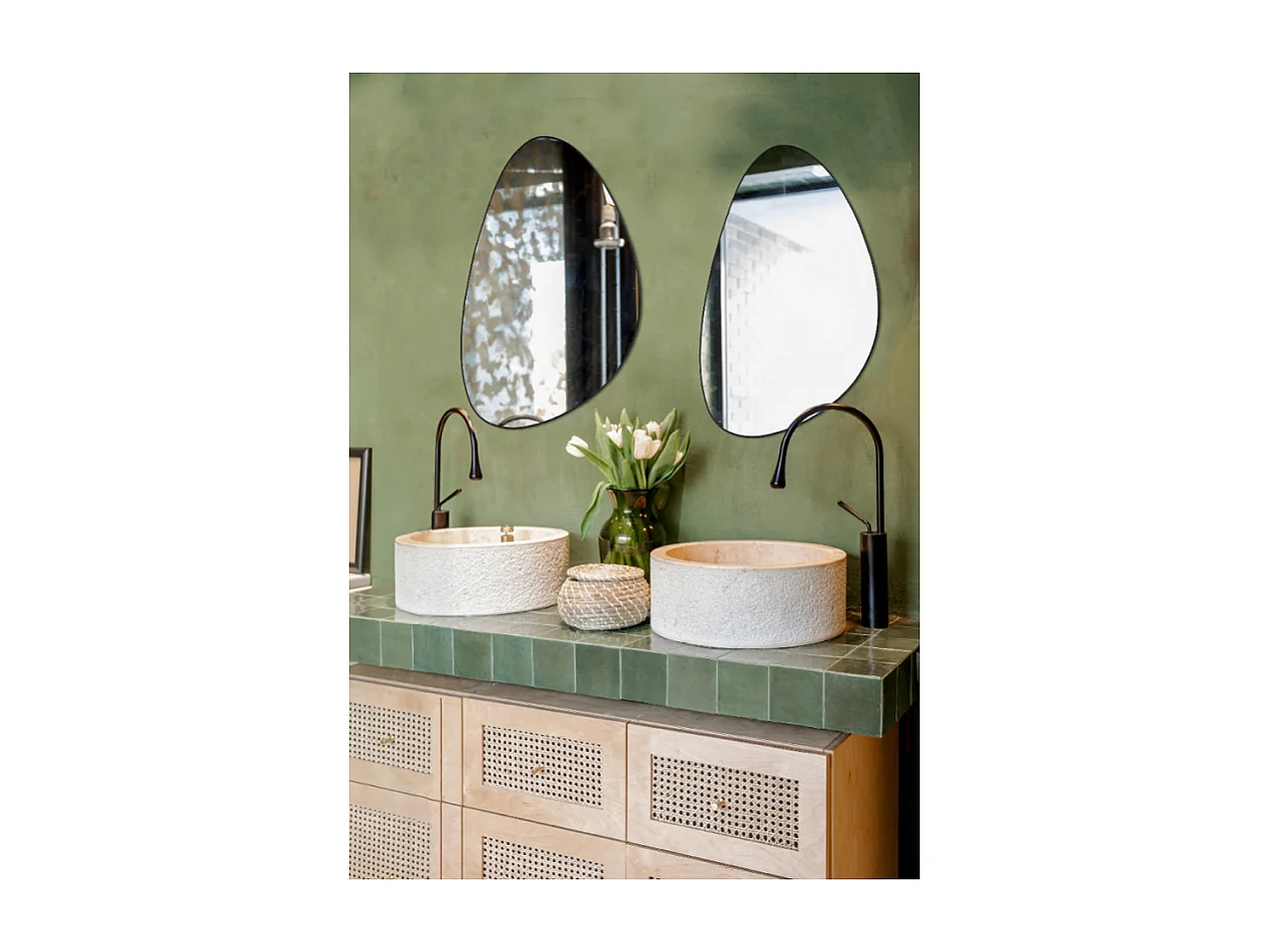 Miroir mural design Ida