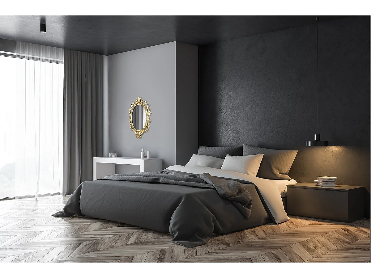 Miroir antique de couleur Or