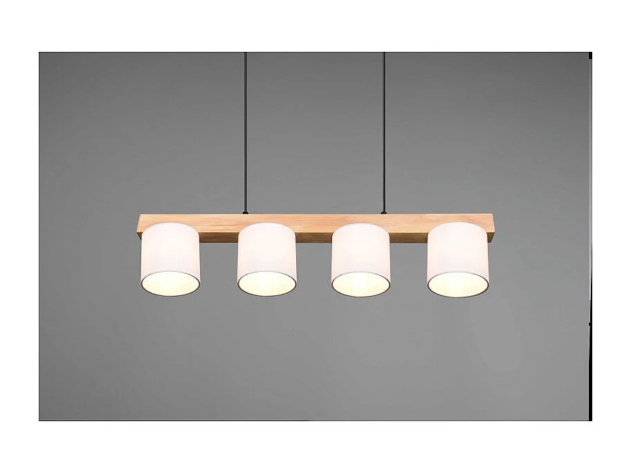 Suspension design 4 abats-jours Cameron