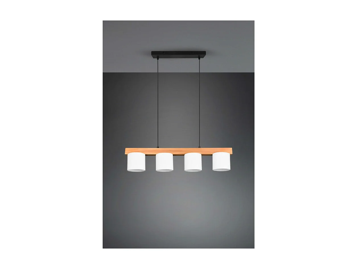 Suspension design 4 abats-jours Cameron