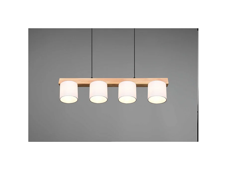Suspension design 4 abats-jours Cameron