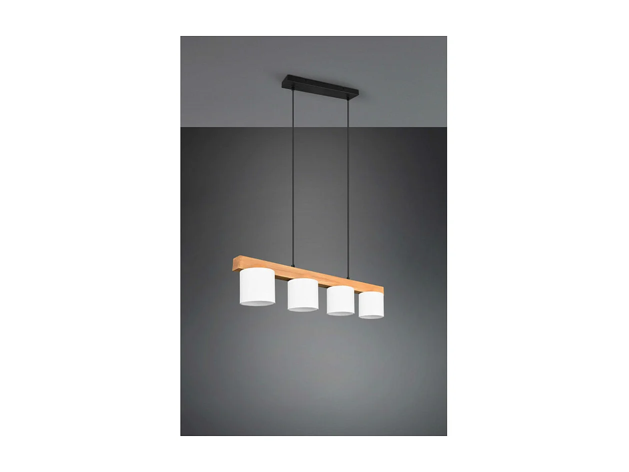 Suspension design 4 abats-jours Cameron