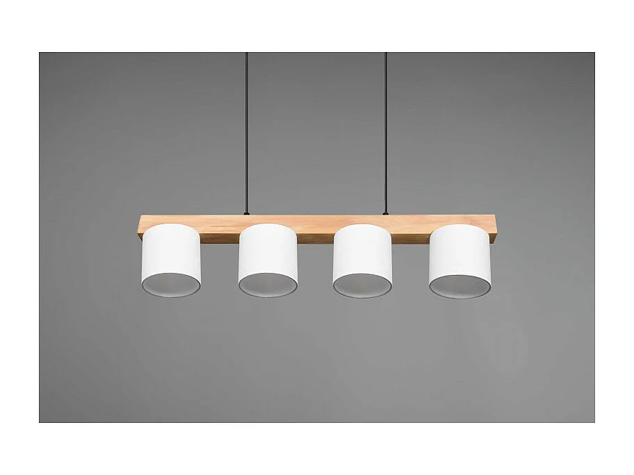 Suspension design 4 abats-jours Cameron