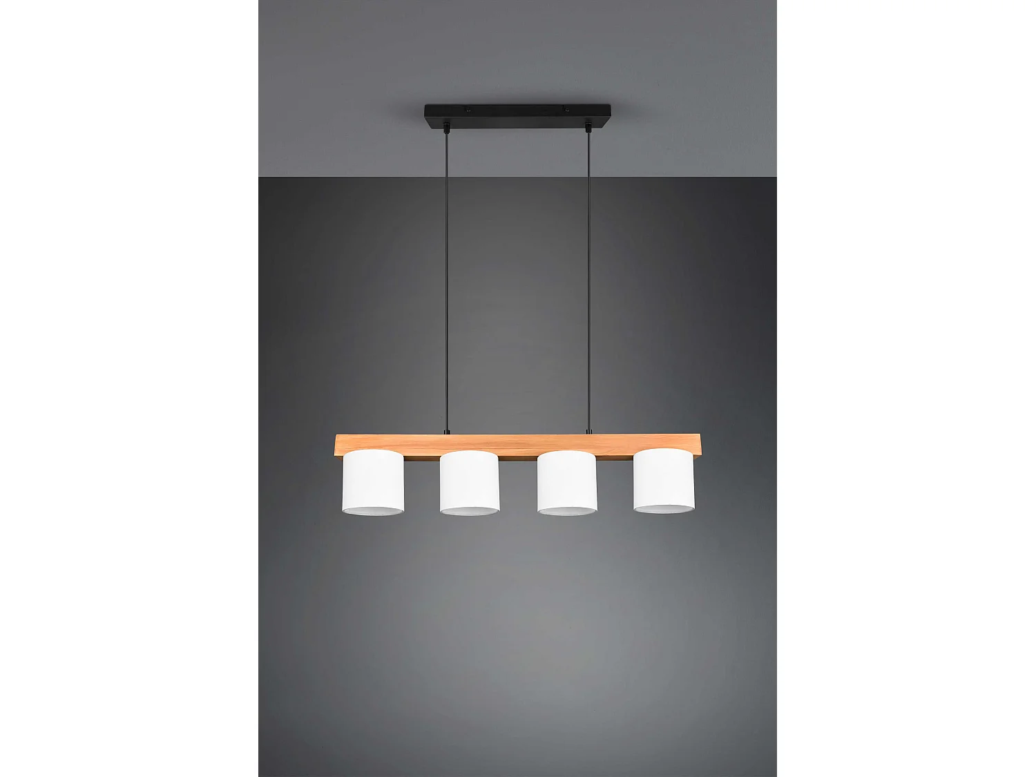 Suspension design 4 abats-jours Cameron