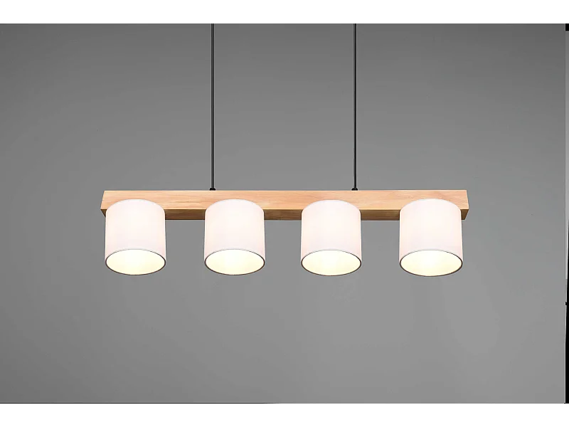 Suspension design 4 abats-jours Cameron